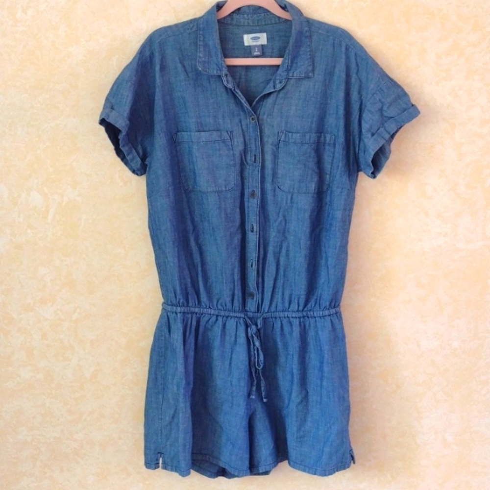 2️⃣ for $20 Old Navy denim short jumpsuit romper